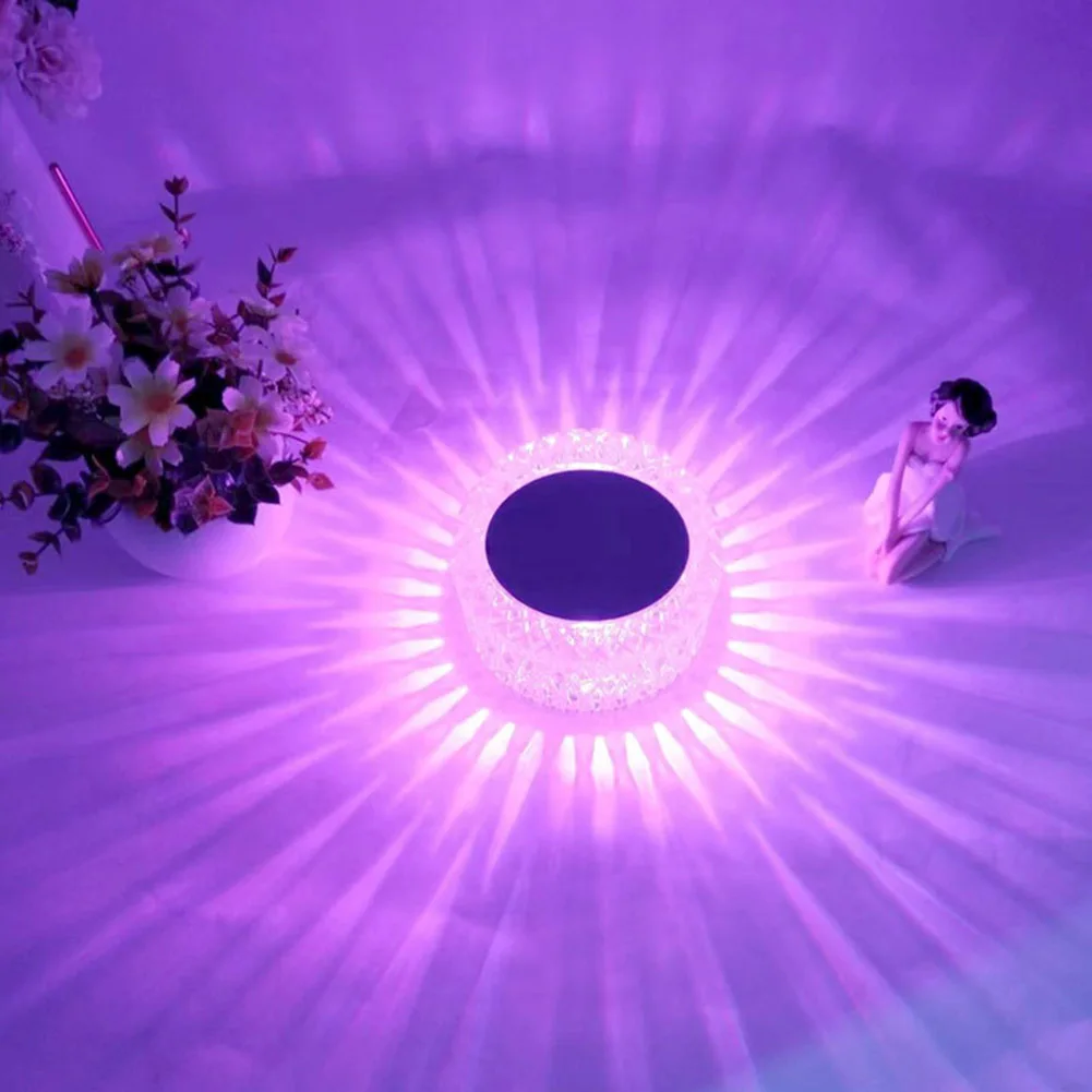 

USB Charging Bird Nest Shape Decorative Light LED Ambient Light with Touch Control Projection Table Lamp Adjustable for Bedroom