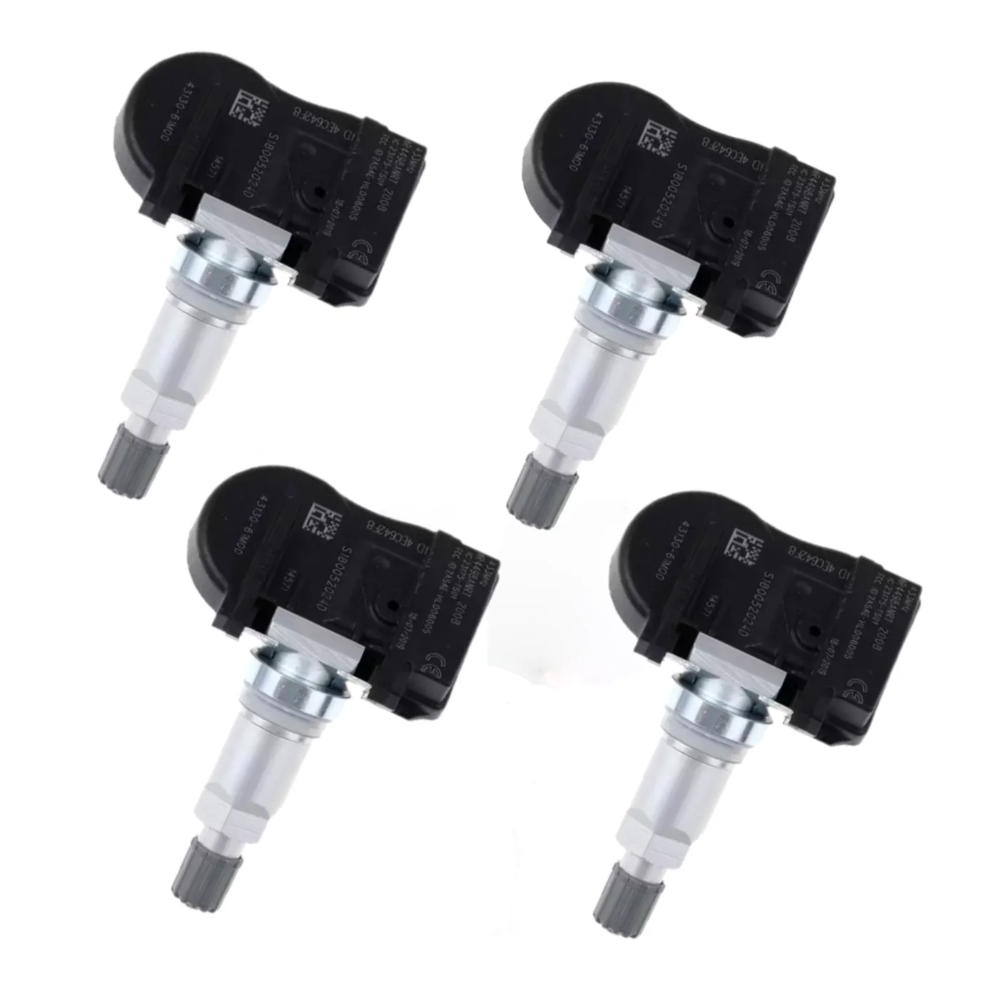 Датчик давления в шинах 4313061M00, 4313961M00, S180052024D, S180052024Z, S180052024 для Suzuki 43130-61M00, 1/4 шт.