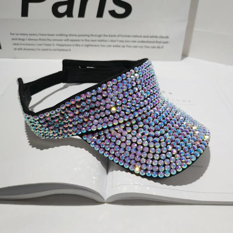 Шляпа женская с пустой верхней частью роскошная солнцезащитная в стиле хип-хоп