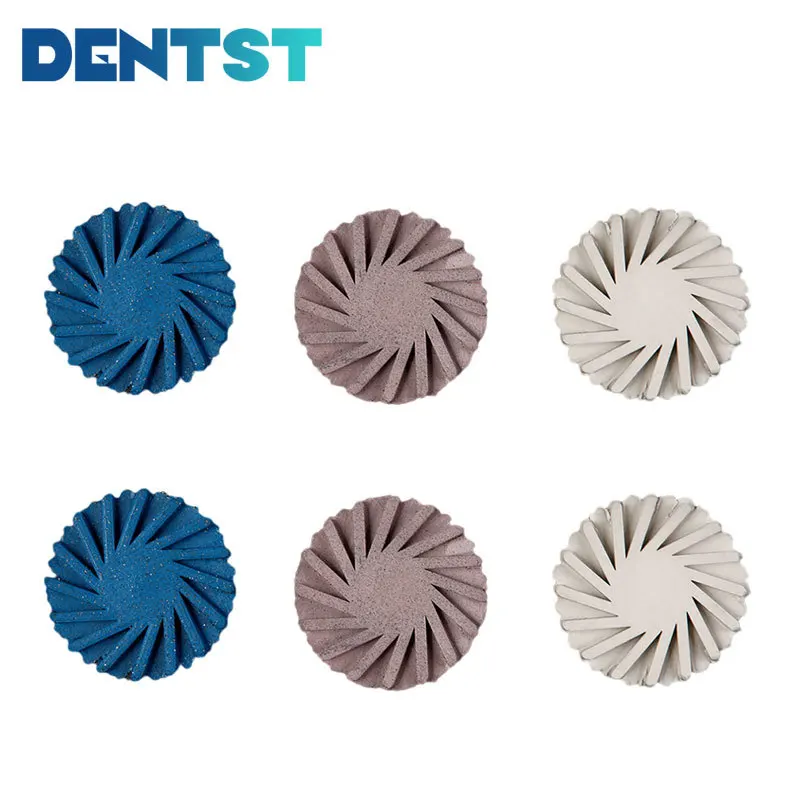 "Dentst Dental Polishing Disc Kit Spiral Flex Brush Burs for Composite