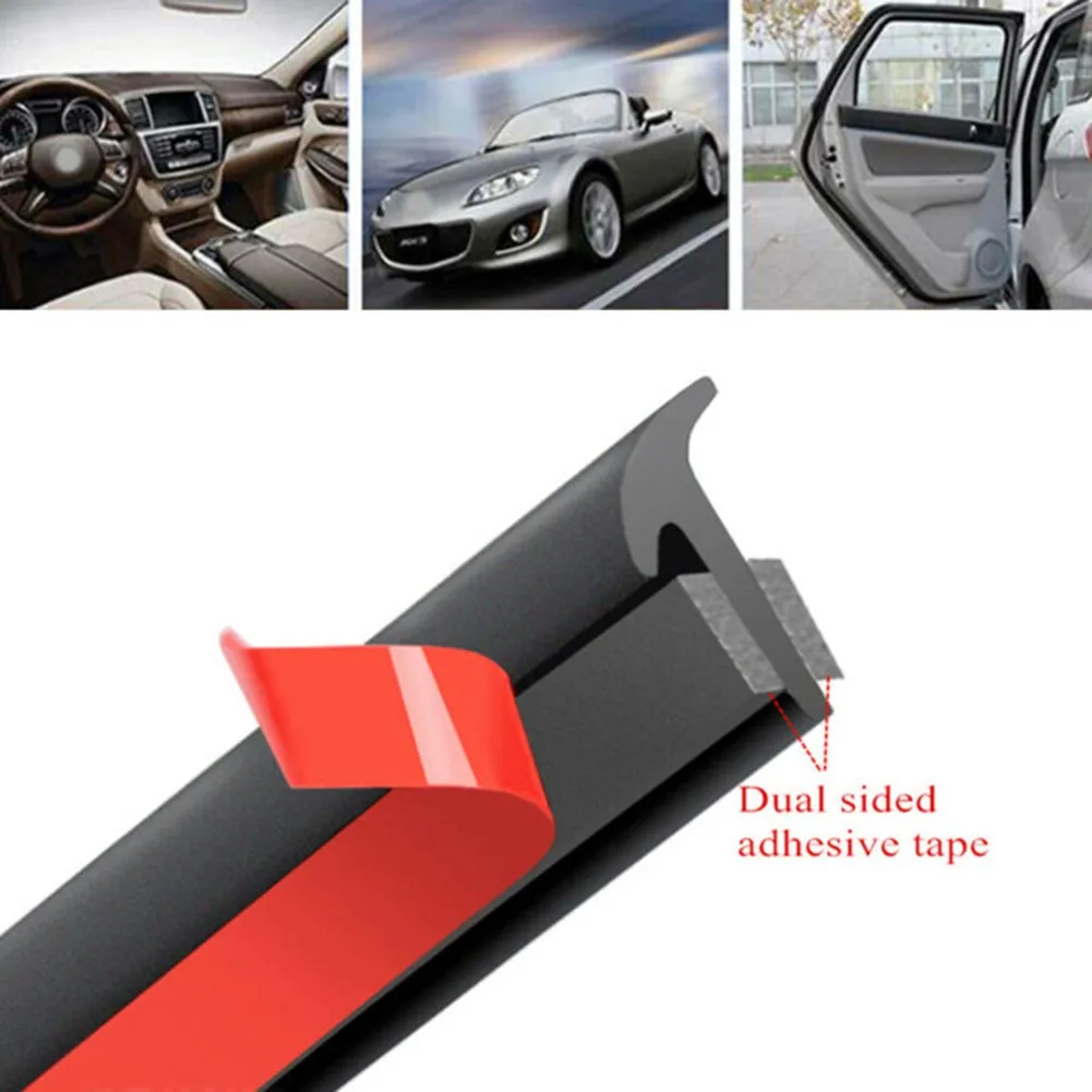 

Trim Sealing Strip Weatherstrip 2 Meter Fender For Car Front Rear Bumper Lip Headlight Sealed Strips Side Skirt