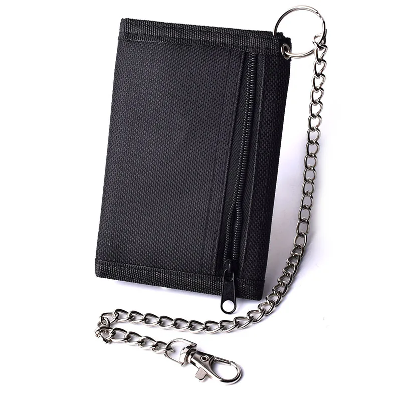 Модный кошелек с цепочкой для ключей мужчин и женщин молодежная Новинка защитой