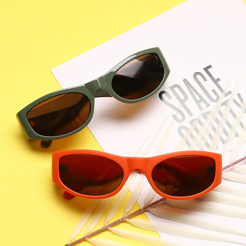 

High quality Popular Women's Sunglasses Punk Sunglasses Unique Sports Sun Glasses Men Goggle Shades Mirror Colorful Y2k Eyewear