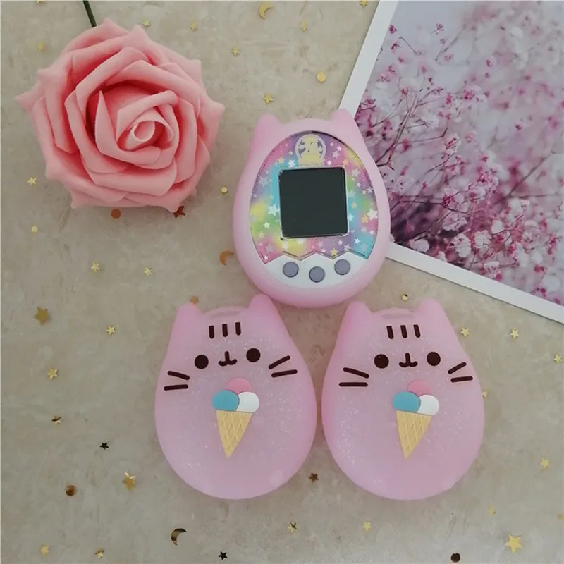 

Hard Carrying Protective Case Cover For Tamagotchi PIX Cartoon Electronic Pet Shell Silicone Game Machine Toys For Kids Gifts