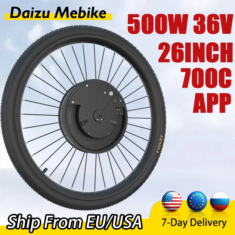 

36V 500W Electric Bike Conversion Kit APP Version Ebike Conversion Kit 26inch700c Disc V Brake High Speed For Mountain Road Bike