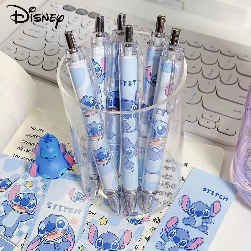 Гелевая ручка Disney Stitch аниме Lilo & 0 5 черные чернила для подписи офисные школьные