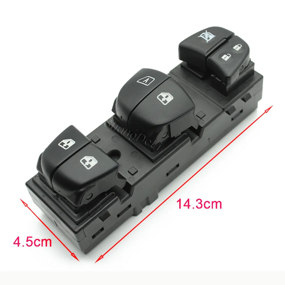 Переключатель Стеклоподъемника автомобиля кнопка управления для Nissan TEANA Renault