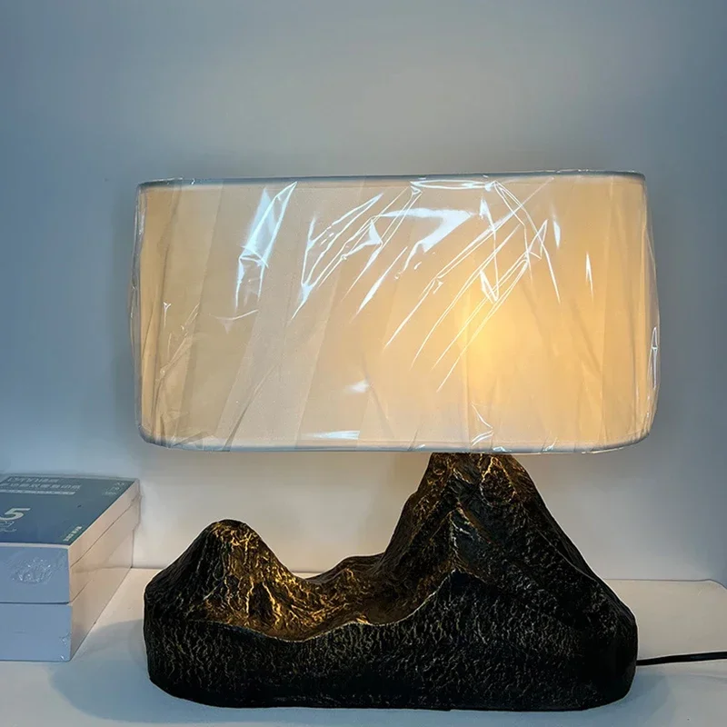 Нео-китайский стиль оригинальность рокарий прикроватная лампа искусство