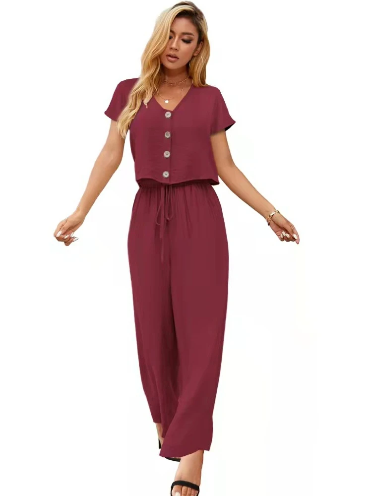 

Spring and Summer 2023 New Suit Jacket Short-sleeved Trousers Two Piece Sets Womens Outifits Women Pants Shirts