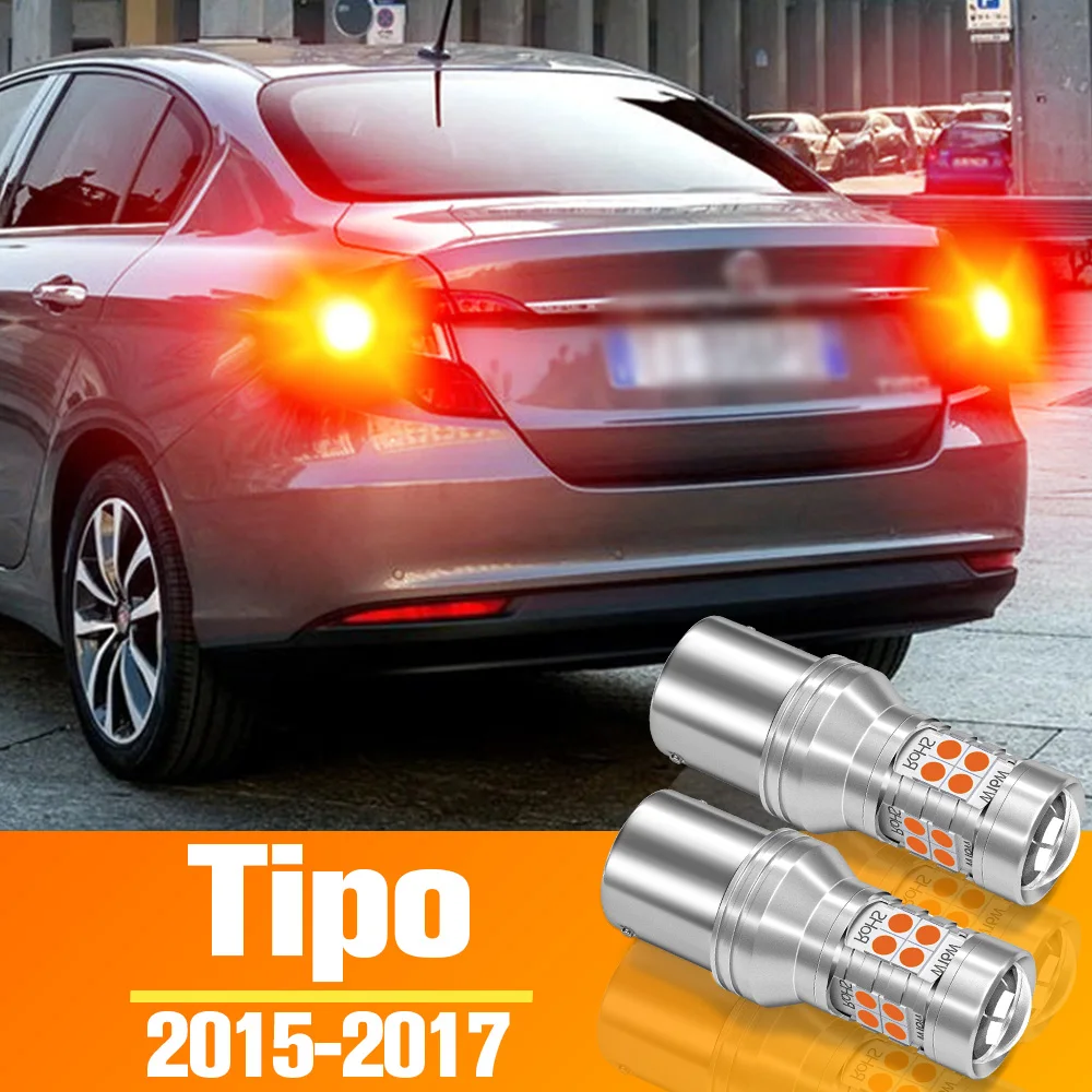 

2pcs LED Brake Light Bulb Accessories For Fiat Tipo 2015 2016 2017