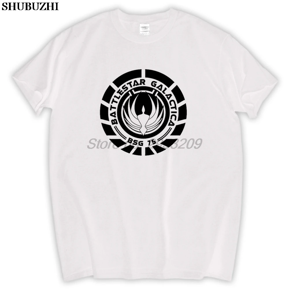 Мужская футболка Battlestar Galactica из хлопка