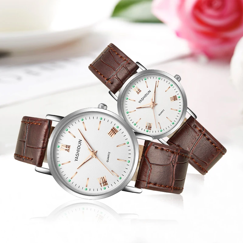 Preferential activities OEMG Men's and women's steel belt watch business luminous leisure belt student watch quartz men's watch