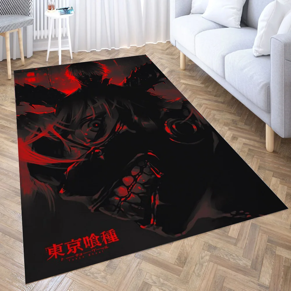 

Tokyo Ghoul New Pattern Floor Mat Door Mat Big Baby Crawl Carpet Non-slip Sheet Bedroom Living Room Home Decora