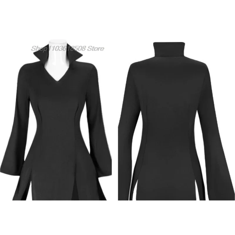 Костюм для косплея One punch man Hurricane senritsu no Tatsumaki черное платье с париком женский