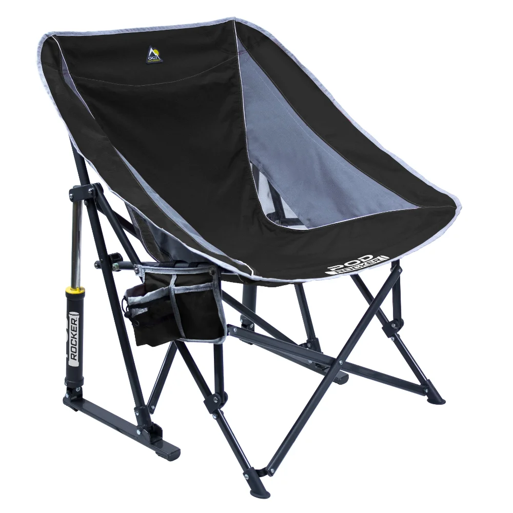 

OUZEY Pod Rocker, Black, Adult Chair