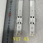 Новинка Светодиодная лента для подсветки 20 шт.лот 10LED для телевизора LG 43UJ670V 43LV340C-UB 43LJ610V 43 V17 ART3 2867 43uj6525 43uj6565 lc430dgj