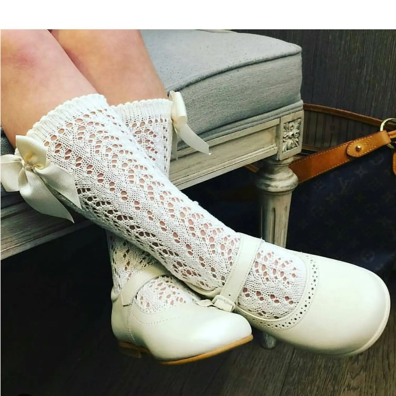 Детские гольфы Сезон весна-лето Сетчатые носки для малышей Тонкие принцессы с