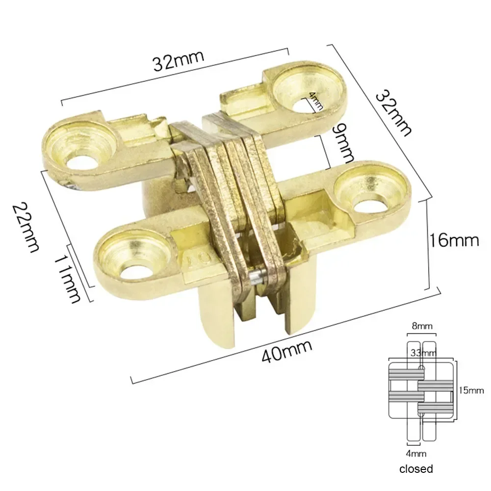 

Невидимая петля из нержавеющей стали, складная дверь, невидимая петля, скрытые складные петли для двери шкафа, крестовая мебельная фурнитура