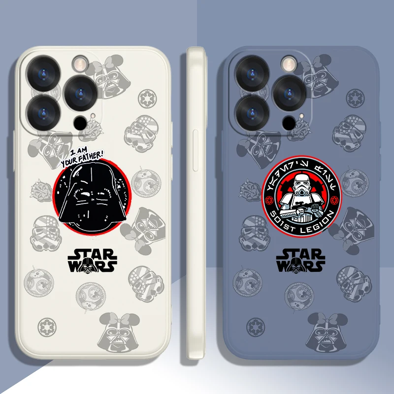 

Star Wars Superhero Hot Case For Apple iPhone 14 13 12 Mini 11 Pro XS MAX XR X 8 7 6S SE Plus Liquid Rope Phone Cover Shell Capa