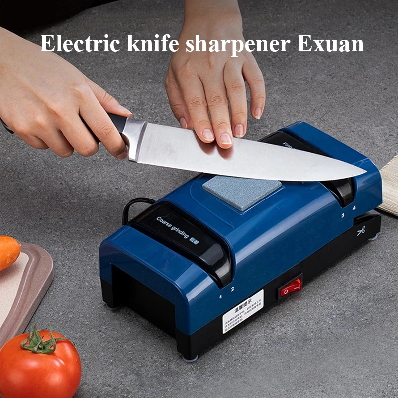 

MTKN-001V3 Electric Knife Sharpener Automatic Household Grinding Wheel Knife Grinder Hotel Restaurant Knife Grinding Machine