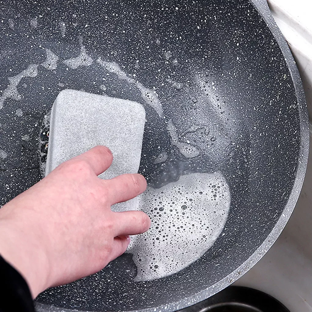 

New in Highly efficient Scouring Pad Dish Cloth Cleaning Brush Kitchen Rags Strong Decontamination Dish Towels Household Hot env