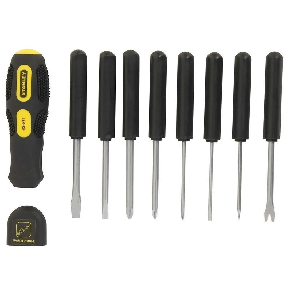 

Stanley ST062511 Screwdriver Set 9 Piece Hand Tools Construction Materials