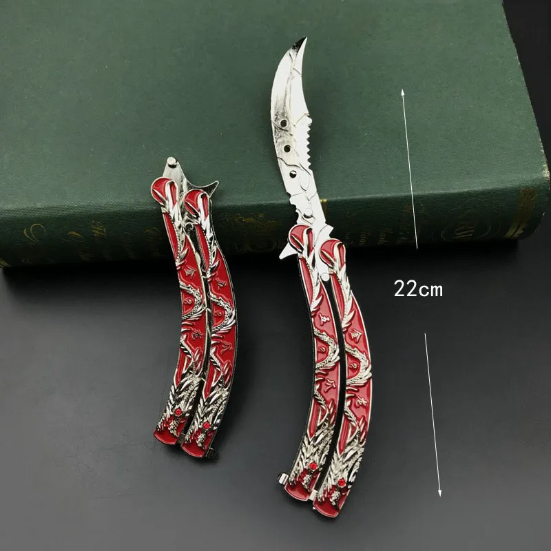 Нож-бабочка Realme из нержавеющей стали с головой дракона |