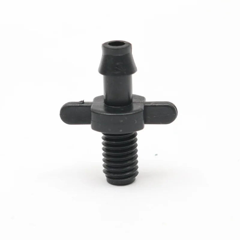 

50Pcs 4/7mm Splitter Adapter Connector Barb and Garden Irrigation Hoses PVC Fittings 6mm Thread Cooling Plant Watering