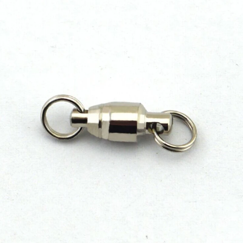 

Ball bearing swivel with split ring carp fishing tackle accessories