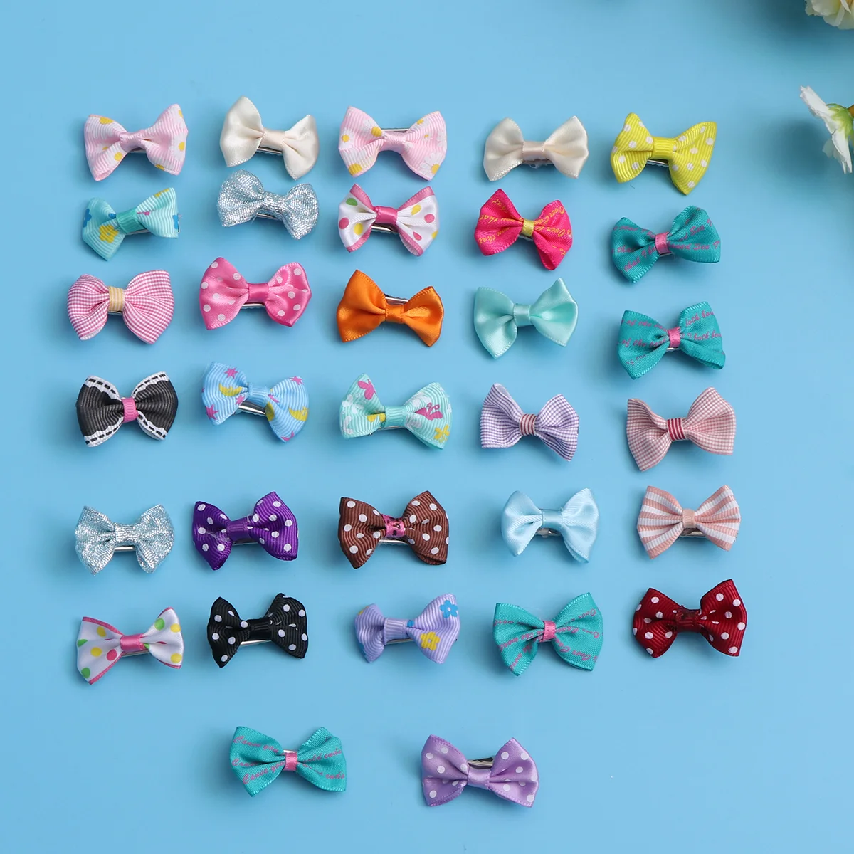 

Hair Bows Dog Pet Dogs Clips Clip Bands Bowknot Bow Puppy Accessories Cat ​Dog Elastic Hairbands Rubber Pets Girl Rabbit Ties