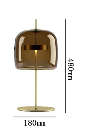 

Стеклянные настольные лампы Full Matcher серого цвета