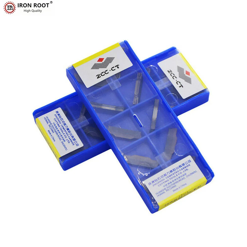 10 шт. .ZTED02503-MM YBG205 + 2P QEED1616R17 Твердосплавная канавочная пластина с ЧПУ