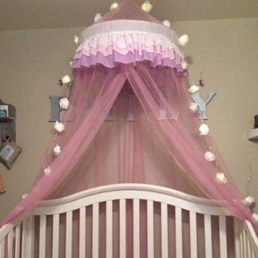 

Elegant Lace Princess Round Dome Bedding Net
