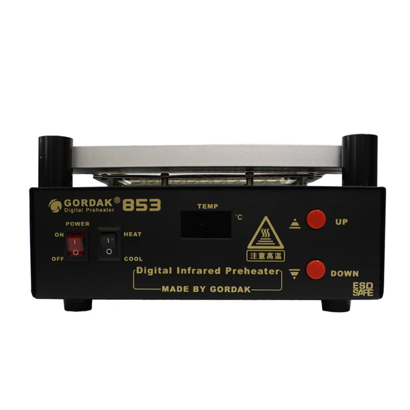 

Gordak 863 Digital rework station soldering iron hot air gun kit
