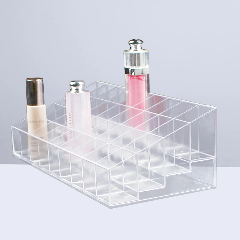 

Lipstick Organizer Lip Gloss Holder Display Stand Case Box Acrylic Storage Makeup Clear Tower Tubes Jewelry