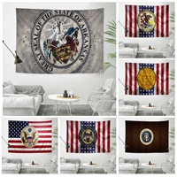 seal of the president of the united states printed large tapestry hanging tarot hippie rugs dorm cheap hippie wall hanging