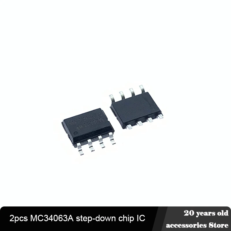 2 шт./лот MC34063A SOP-8 MC34063 SOP 34063 SOP8 чип стабилизатора переключателя SMD новый и