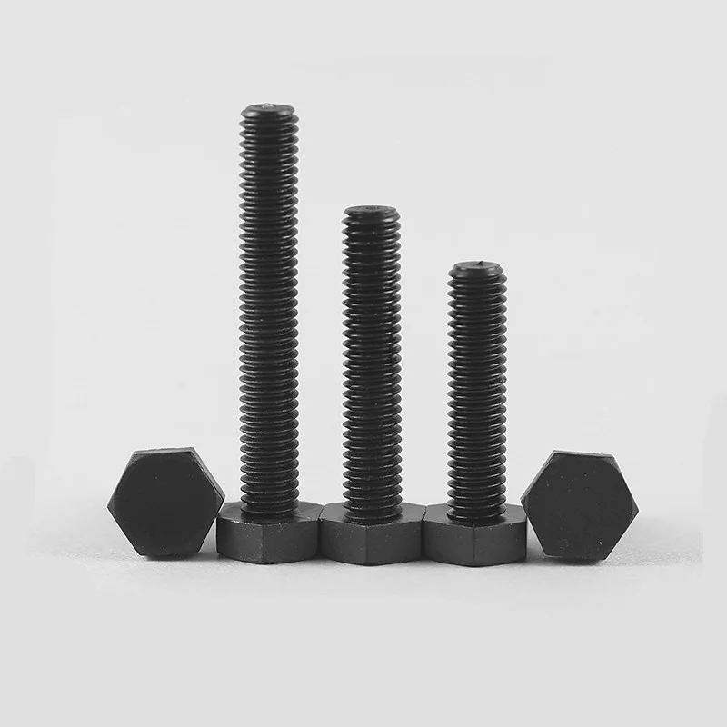 Black/ White Nylon Hexagonal Head Screw Plastic Insulated Bolt M3 M4 M5 M6 M8 M10 M12 | Bolts