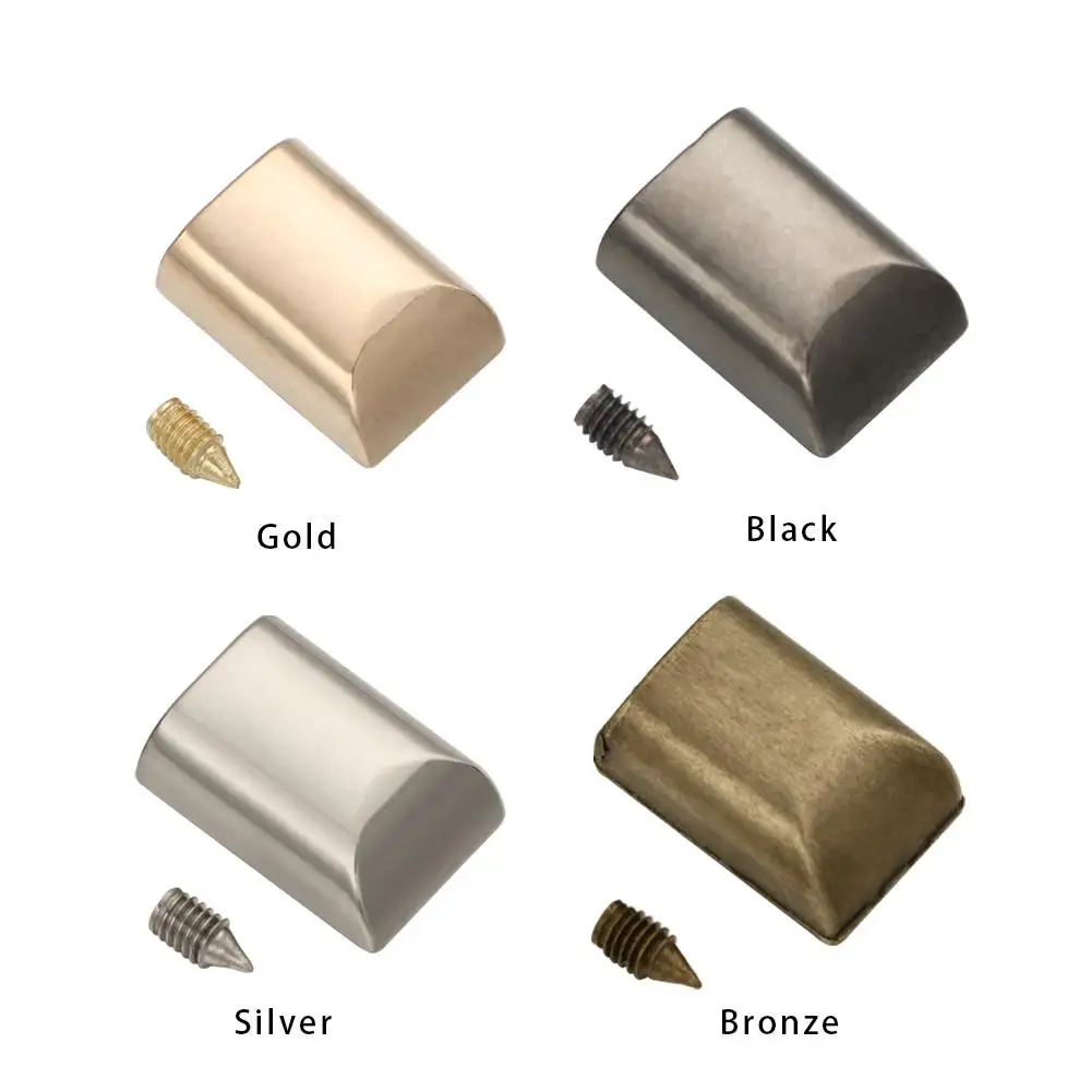 Металлическая заглушка на молнии 10 шт. зажим с винтом для кожаного ремесла сделай