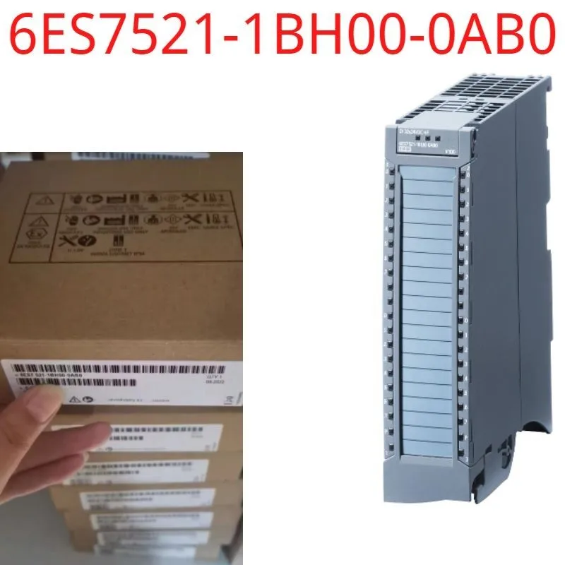 

6ES7521-1BH00-0AB0 Brand New SIMATIC S7-1500, digital input module DI 16x24 V DC HF, 16 channels in groups of 16; of which 2 inp