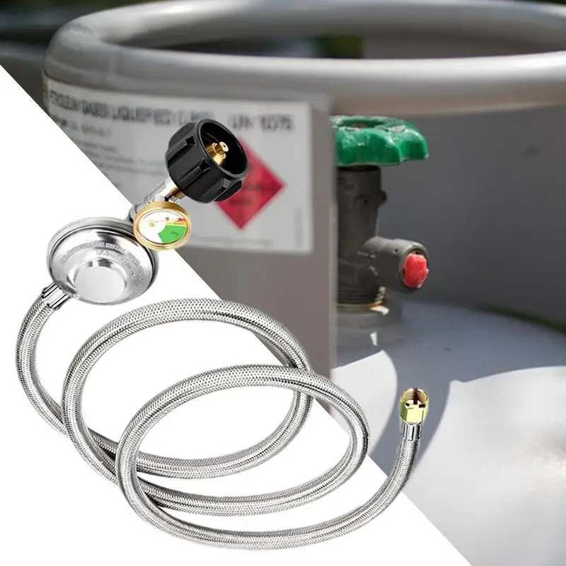 Адаптер для баллона с пропаном Многоцелевая походная плита пропана Регулятор