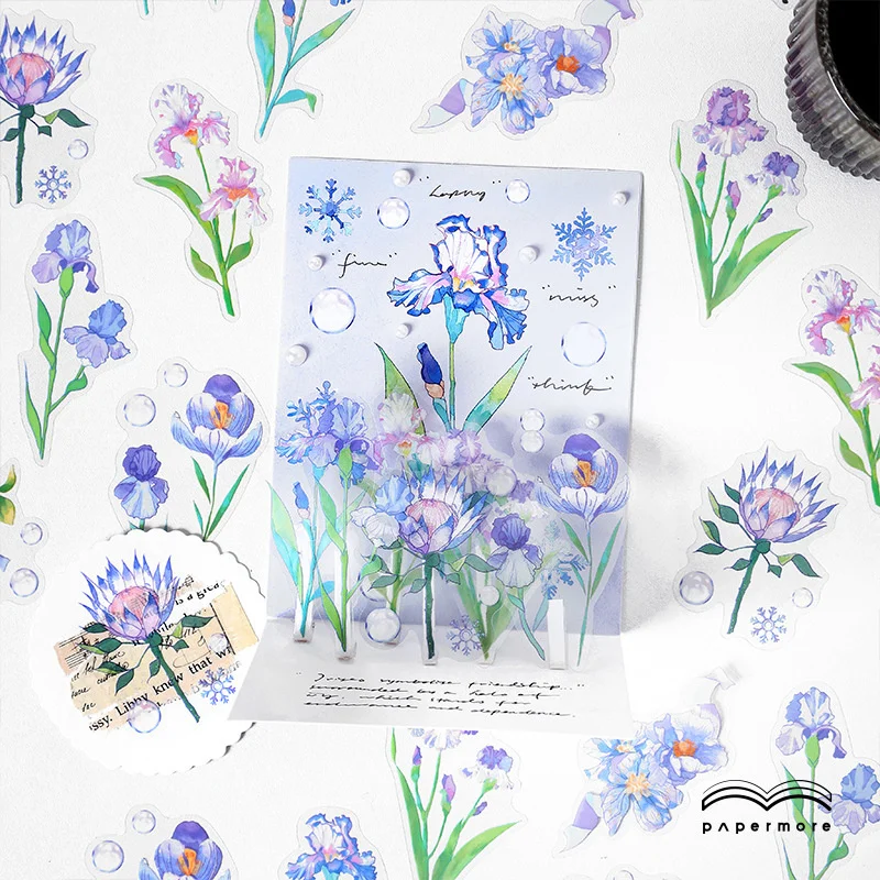 

Aesthetic Sticker PET Scrapbooking Stickers For Diary Journal Stickers Papeleria Stationery School Supplies Pretty Stationery