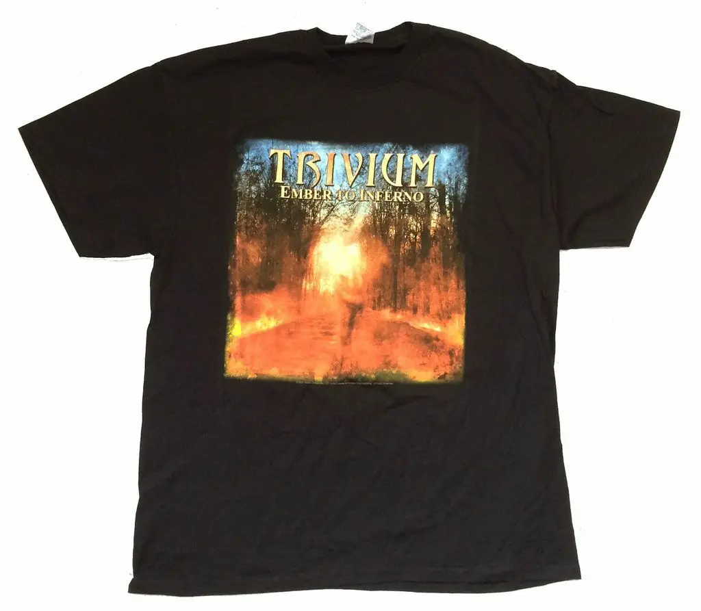 

Trivium Ember to Inferno Black T Shirt New