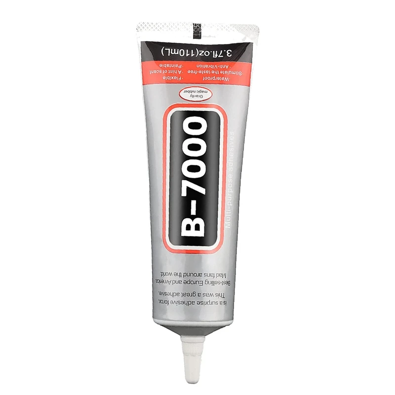 

B-7000 Jewelry Glue Crystal Clear Adhesive For Phone Screen Repair, Wood, Jewelry, Nail Art (110Ml/3.7Oz)