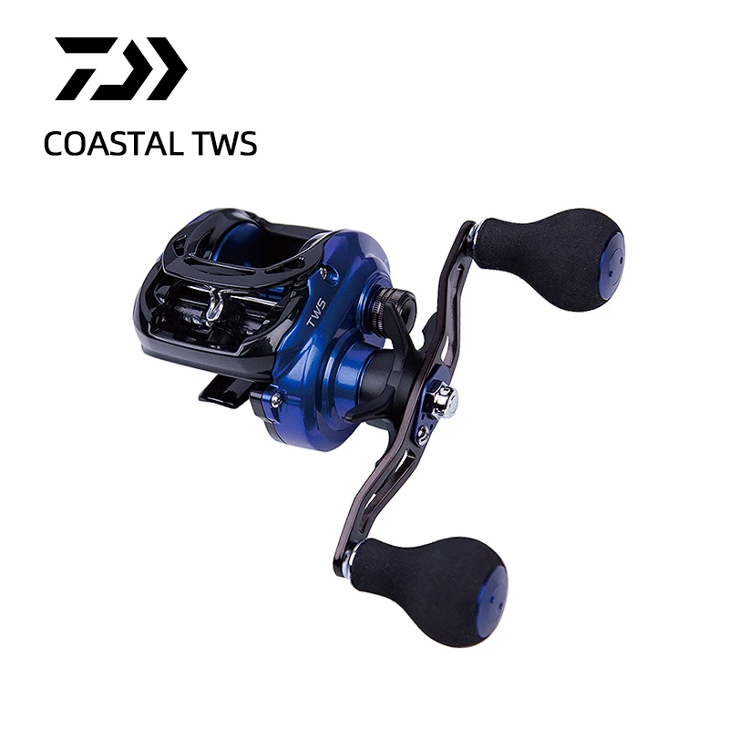 Катушка рыболовная DAIWA Coast TWS, бобина для заброса приманки, макс. нагрузка 7 кг, для морской рыбалки, низкопрофильная