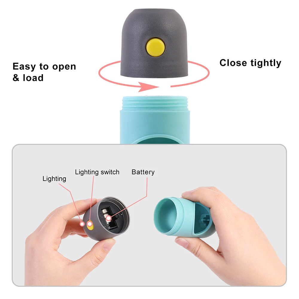 Светодиодные Красочные Портативные Мешки Для Мусора Выгула Собак Одноразовые