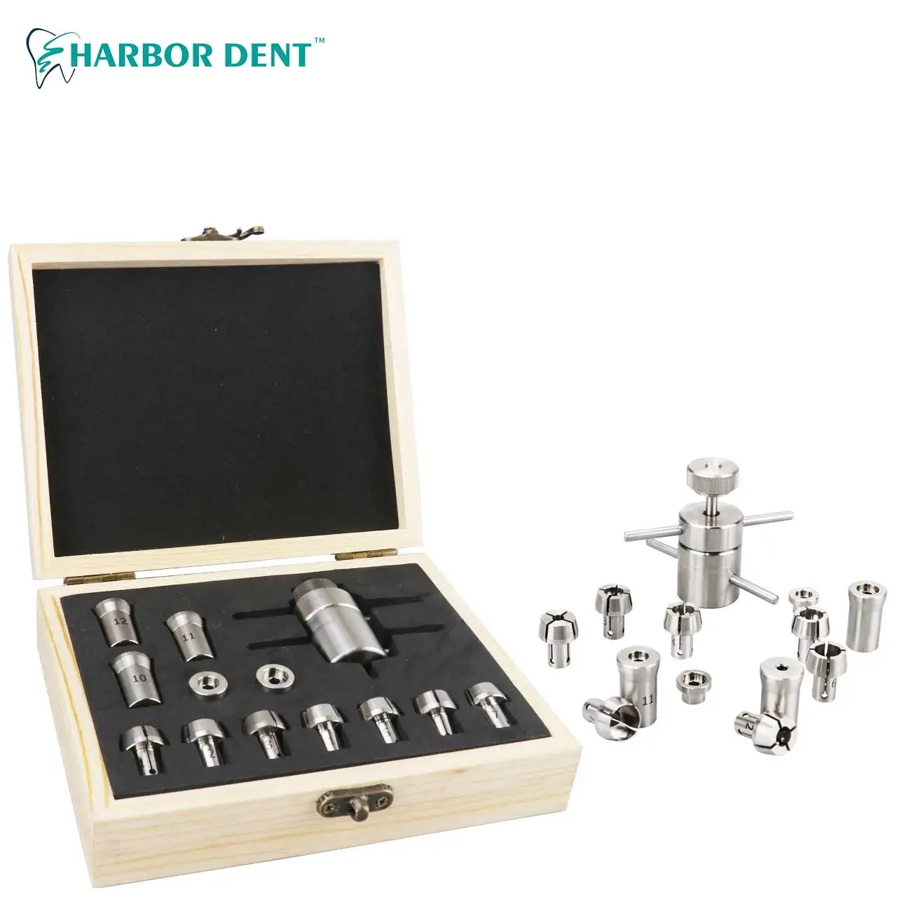 

Dental Handpiece Repair Tool Bearing Removal & Installation Cartridge Maintenance Chucks Standard\Torque\Mini