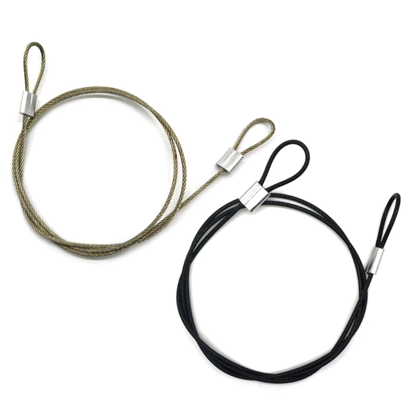 

Safety Strap Stainless Steel Tether Lanyard Wrist Hand 60cm For Camera New