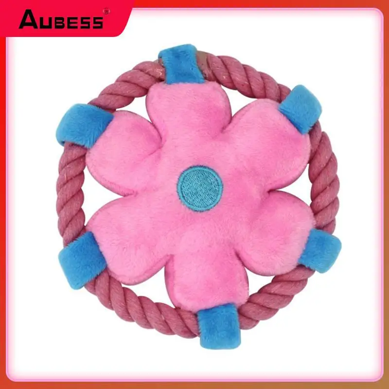 

14x14cm Excellent Materials Dog Toys Wholesale Dog Training Throwing Toys Soft Cotton Rope Pet Supplies 1pcs