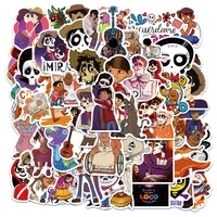 103050pcs disney cartoon coco stickers waterproof pvc phone luggage laptop skateboard computer stickers decals kid toy gift